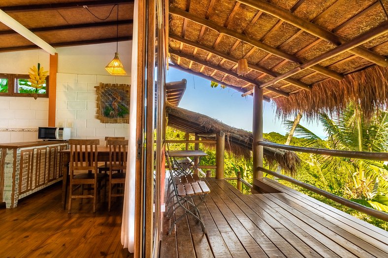 Maritaca Bungalow - Privacy and view of the Sea