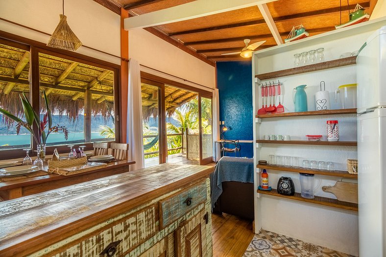 Maritaca Bungalow - Privacy and view of the Sea