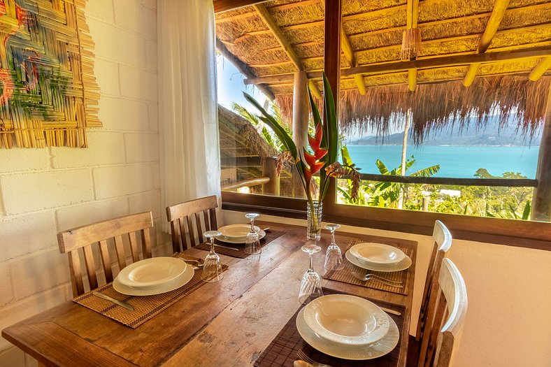 Maritaca Bungalow - Privacy and view of the Sea