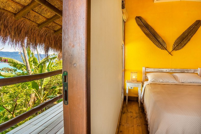 Maritaca Bungalow - Privacy and view of the Sea